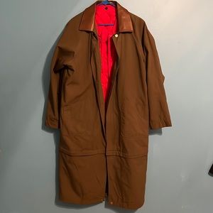 Big Sky and mountain field jacket, heavy-duty cotton canvas. Adjustable length.